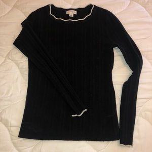 Maison Jules Black long sleeve shirt SIZE: Small